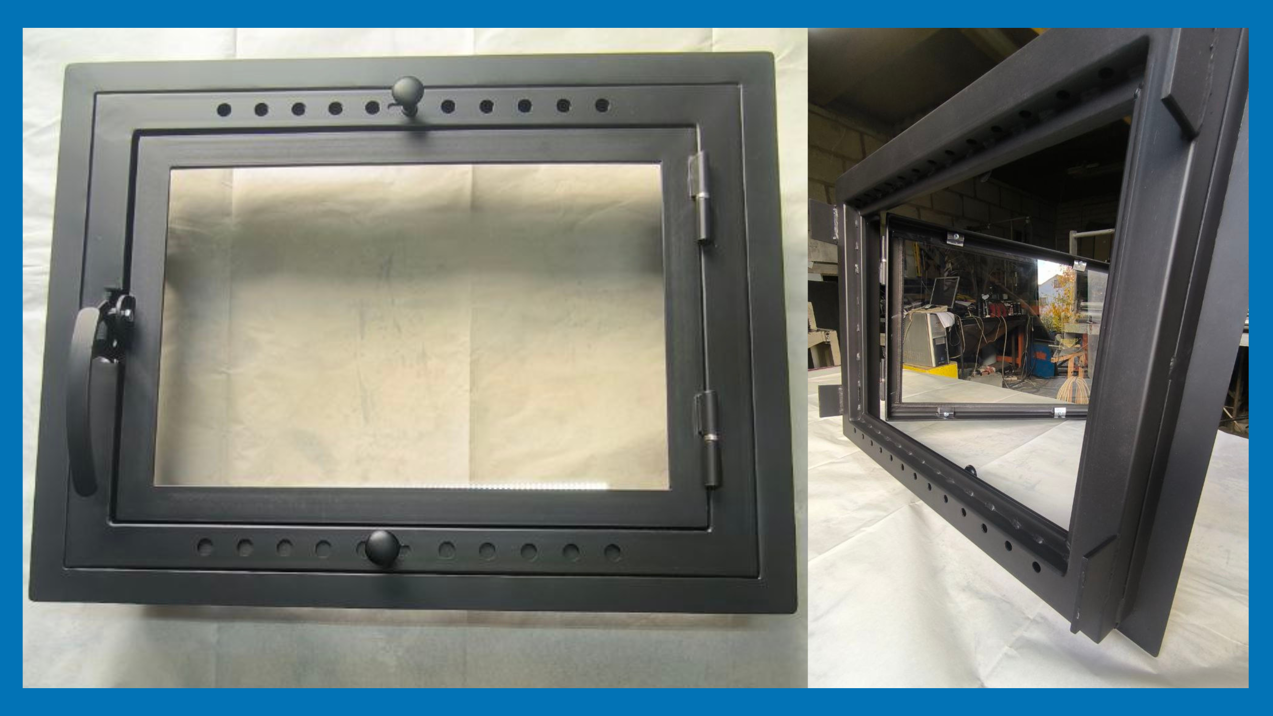 Усиленные печные дверцы